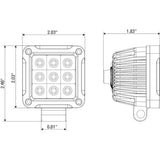 Buyers LED Spot Light 2" Square 1492301