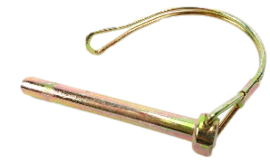 Convenient way to fasten accessories on truck equipment.
Simply pull the wire loop over the pin to lock it in place. It quickly releases for easy removal. Snapper pins are yellow zinc-plated for corrosion resistance.