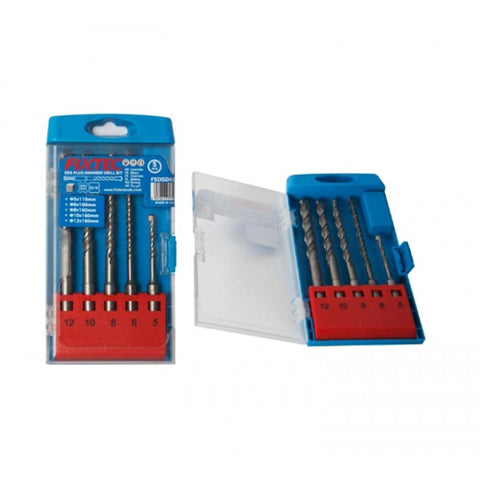 Hammer Drill Bit 5 pc Set 5/6/8/10/12mm FSDSDK501