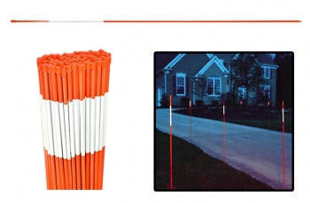 4'  Orange Driveway Marker