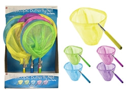Extendable butterfly net, multiple colors