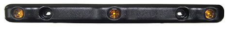 Tri-Bar Amber/Amber Lens Black Body S50-AAB0-1
