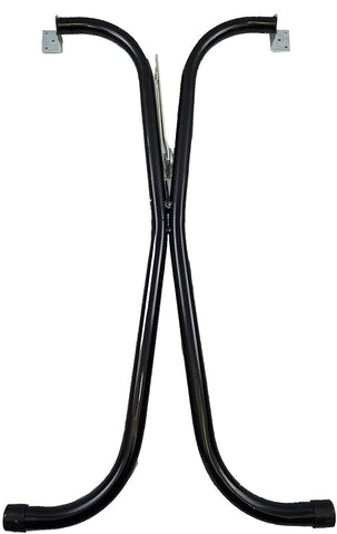 Table Leg W/Arm - Black 27 1/4" Tall 14" Wide