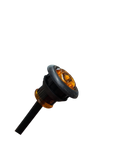 Bright single diode LED with Amber Lens and Amber Diode