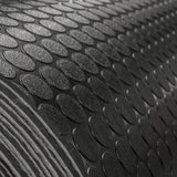8'2" Wide | Coin Rubber Flooring | Black |