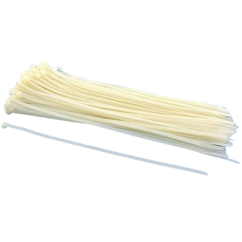 12" Zip Tie (Natural) - 100Pc