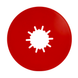 10" Premium Fifth Wheel Lube Plate, Red w/ PTFE (44668)