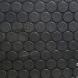 8'6" Wide | Coin Rubber Flooring | Black |