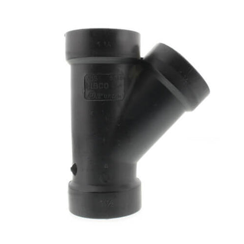 1 1/2" Y Plumbing Pipe Black