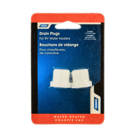 1/2" Water Heater Drain Plug- 2Pk (11630)