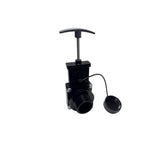 VALT1001C Valterra 1 1/2" Dump Valve RV Drain Sewer Waste Valve Assembly Hub Spigot