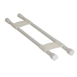 Double Refrigerator Bar White 16" to 28" (44073)
