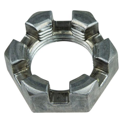 Features: Castle nut for spindles 14 threads per inch
Size: 1" FA-SN100
TruRyde Trailer Spindle Nut
6 Slot