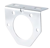 Secure, protect and optimize the use of your electrical connector by mounting it with a CURT connector bracket. This trailer wire connector bracket is designed to hold a 7-way round socket. It features sturdy steel construction with a zinc finish and...