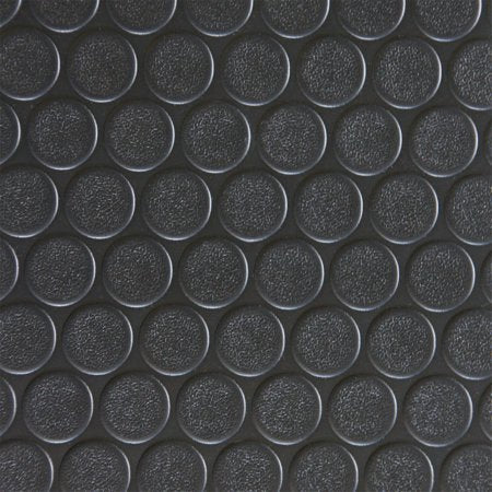 8'2" Wide | Coin Rubber Flooring | Black |