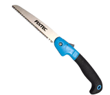 ABS handle with rubber wrapped
65 manganese steel saw blade
0.04" thick blade, 0.14" teeth pitch
Ground teeth with three cutting edges