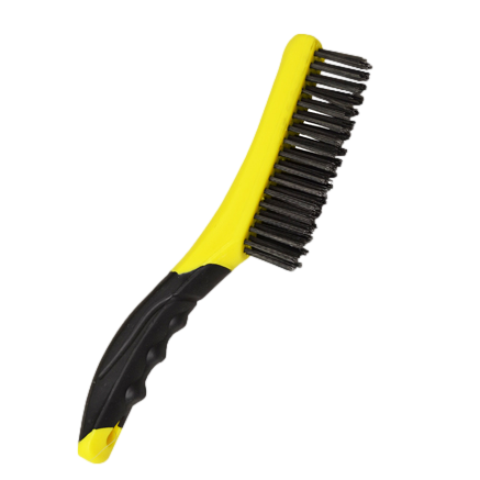 Long Handle Steel Shoe Brush (10")