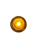 Bright single diode LED with Amber Lens and Amber Diode