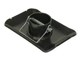 Black Short Jack Foot 2000# Capacity 1.7" Tall