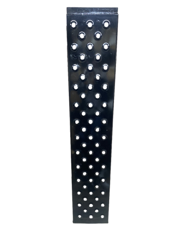 Heavy Duty Steel Loading Ramp

Single Ramp
10 Gauge Steel Construction
Length: 60"
Width: 12"
Weight: 35 lbs.
With Hook
Black Powdercoat
Heavy Duty Load Capacity
*Some loading ramps may have scratches or paint defects from handling