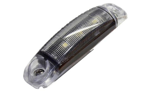 3.5" x 0.75" Surface Mount P2/PC Rated Amber/Clear Sidemarker Hardwired (S18-AC00-1)