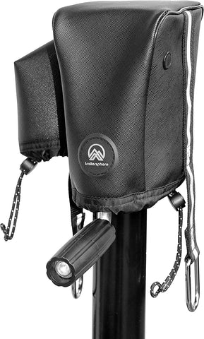 Safety Chain Hooks - Keeps the chains off the ground and prevents them from rusting and getting dirty.
Waterproof Fabric - Keeps the elements away. Protects the jack from the summer in Arizona to the winters in Alaska.
Reflective Strips - Provides...
