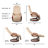 Swivel Euro Chair - Sand