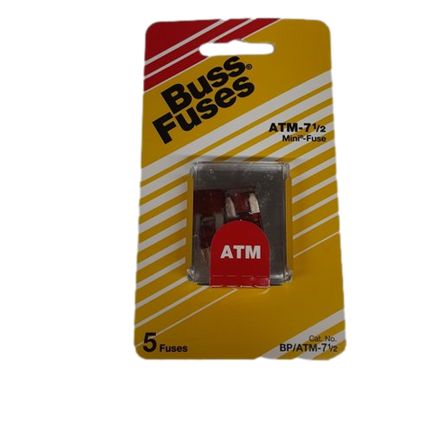 5Pk Buss Fuses BP/ATM 7 1/2
