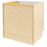 RTA (Ready-to-Assemble) | Pure White Base Kitchen Cabinets - Shaker Style | 100% Hardwood | Made in America | Soft Close Hardware | (Maple Polar White, 24" D x 36" W x 34.5" H)