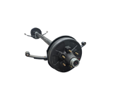 Axis 6000# Straight Brake Trailer Axle | Underslung Springs | 6 on 5.5" Bolt Pattern |