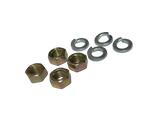 10" Brake Assembly Mounting Nut & Washer 4pc set (Kit)