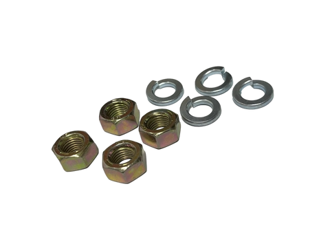 10" Brake Assembly Mounting Nut & Washer 4pc set (Kit)