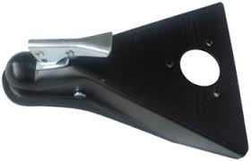 2" A-Frame Top Latch Coupler 5000# Capacity Black Powder Finish