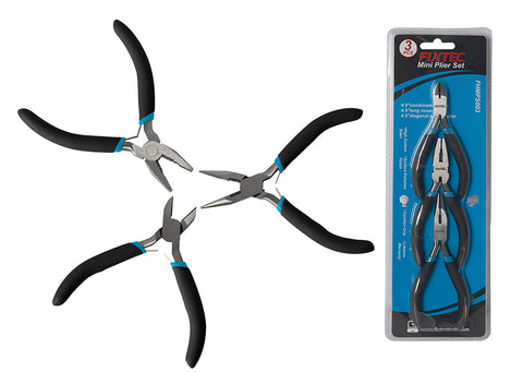 Plier Set 4 1/2" Mini FHMPS003