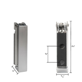 Stainless Steel Baggage Door Catch Square Rubber Bottom Mounting