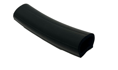 Hollow D Rubber Bulb Seal .825"W x .760"H w/Adhesive (By the Foot) LP1750