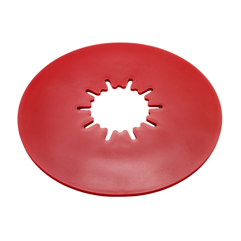 10" Premium Fifth Wheel Lube Plate, Red w/ PTFE (44668)