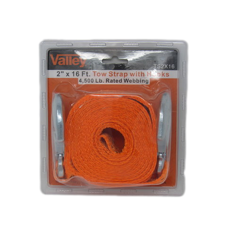 2" x 16' Strap w/ Hook  (TS2X16)
