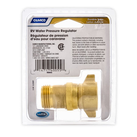 RV Water Pressure Regulator - 3/4" (40055)