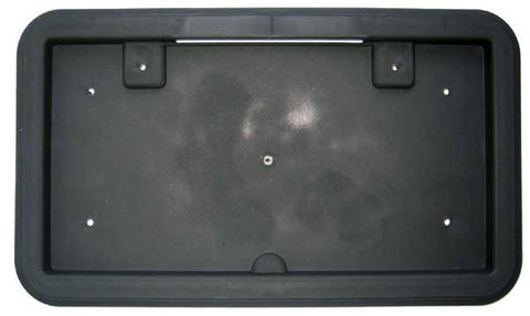 Black License Plate Holder Frame w/ Incandescent Light J-LFB-L