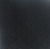 8'6" Wide | Diamond Plate Rubber Flooring | Black |