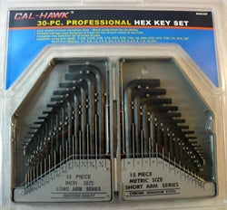 30 PC. Professional Hex Key Set SAE & MM BHK30P