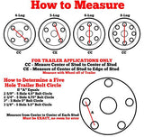 Triangle | ST235/85R16 | Trailer Tire | White Mod | Load Range G | 8-6.5" Bolt Pattern