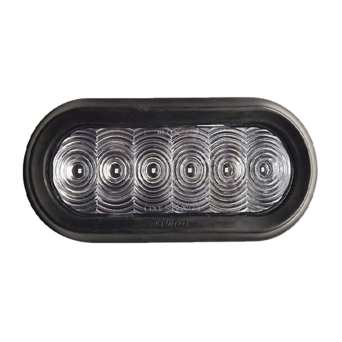 6" Oval Reverse 6 LED White Grommet Mount Lens Tri-Pole (T66-WCRT-1 Kit)
Grommet Mount - 6.473"x 2.218"x 1.47"