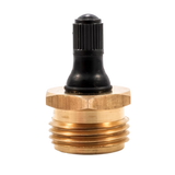 Item #: 36153
Completely clear your water lines with the Camco RV Brass Blow Out Plug. Screw the plug into the city water inlet, open all drains and faucets, attach and activate the air pump until all lines are clear. Patented.

Helps clear the water...