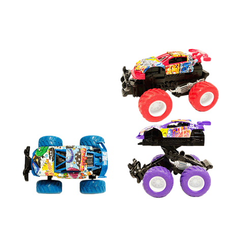Big Wheel Graffiti Crash Car
