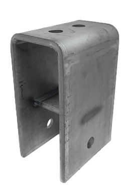 Axle Hanger- 6" T x 2 7/8" D x 4" L
For use with 1 3/4"Springs
Commonly used on tandem axle trailers for center hanger accordingly