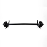 Axis 7000# Straight Brake Trailer Axle | Underslung Springs | 8 Lug on 6.5" Bolt Pattern |