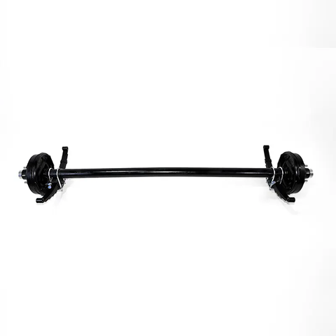 Axis 7000# Straight Brake Trailer Axle | Underslung Springs | 8 Lug on 6.5" Bolt Pattern |