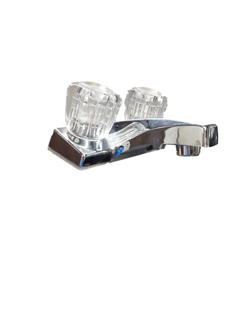 Avalon AVA5010 Bathroom Faucet 4"Clear Handles